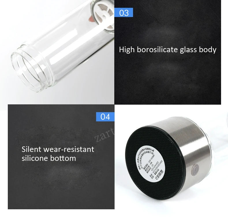 Hydrogen-Rich Water Bottle Ionizer: Portable Alkaline Generator