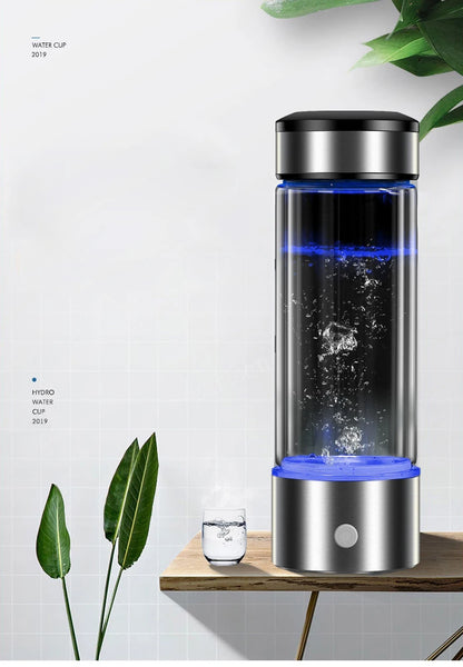 Hydrogen-Rich Water Bottle Ionizer: Portable Alkaline Generator